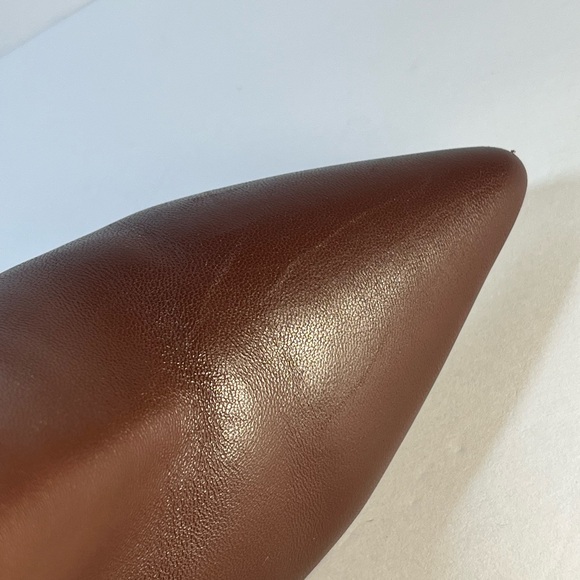 Saks Fifth Avenue Tayna Brownie leather upper On Ankle Boots NWT Size 9 - Picture 9 of 15